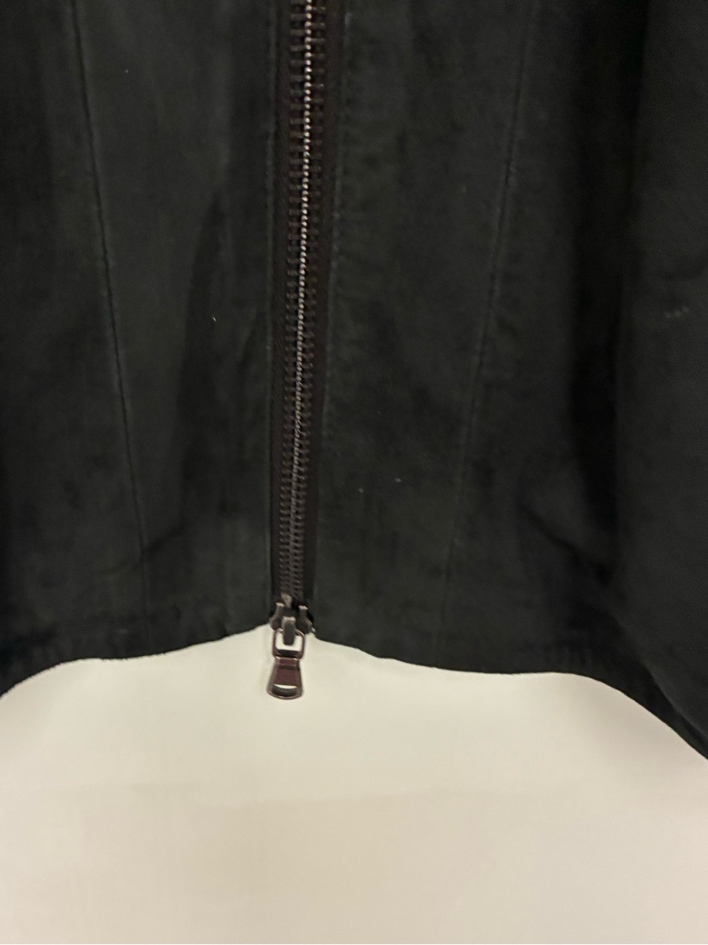 John Varvatos James Bond Suede Leather Racer Jacket Size XL - Picture 9 of 16